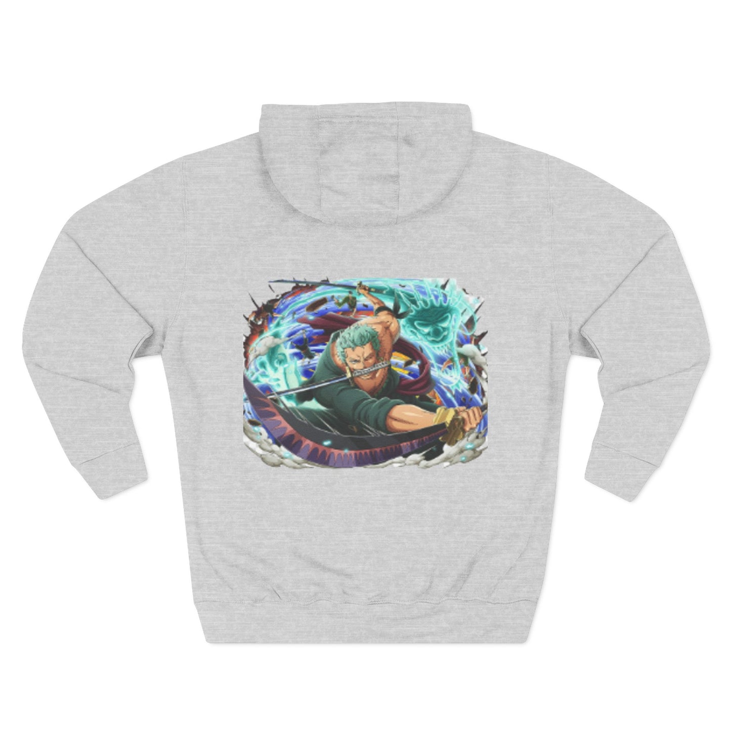 Anime-Inspired Fleece Hoodie, Pirate Hoodie, Cool Streetwear, Cozy Gift for Fans, Unisex Pullover, Winter Fashion