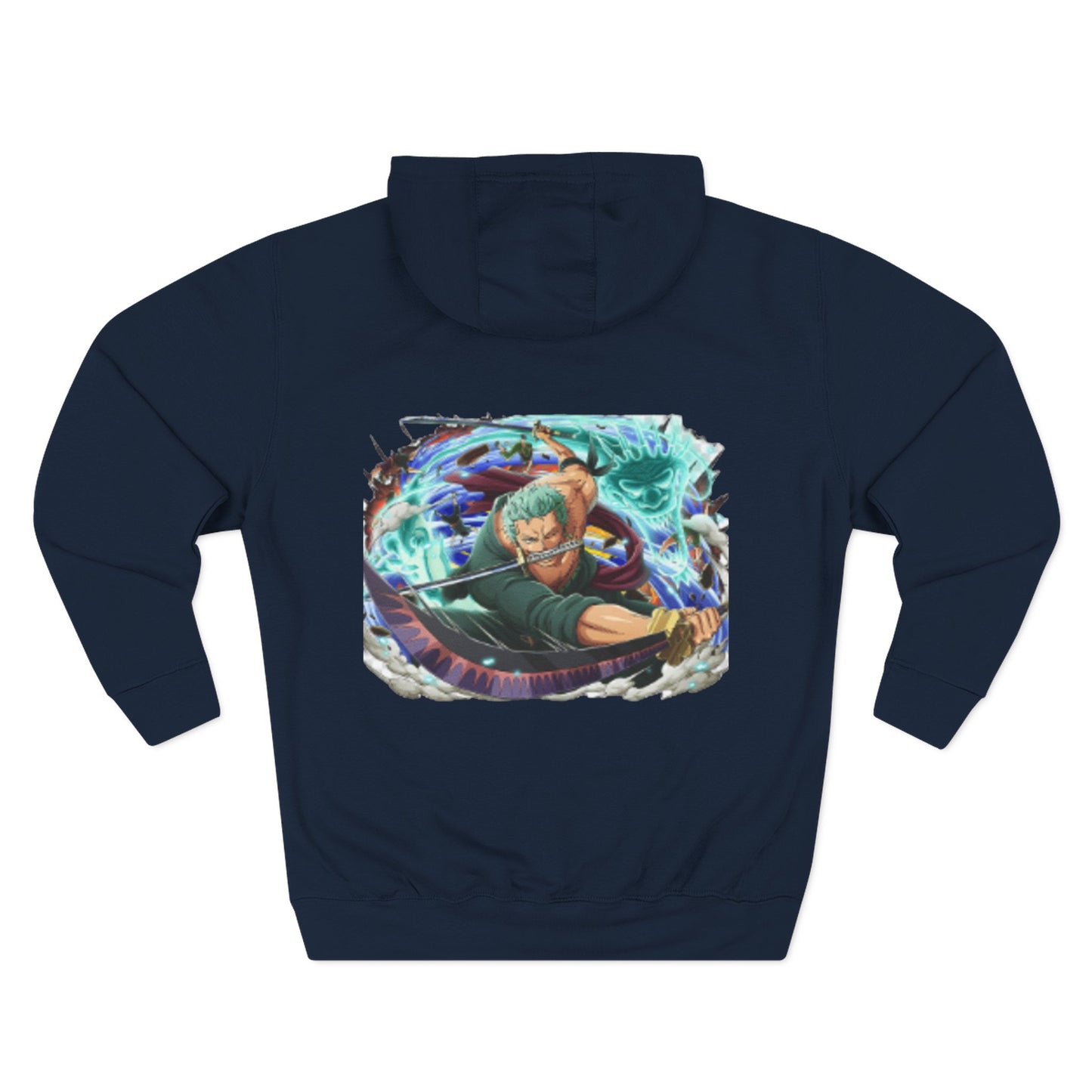 Anime-Inspired Fleece Hoodie, Pirate Hoodie, Cool Streetwear, Cozy Gift for Fans, Unisex Pullover, Winter Fashion