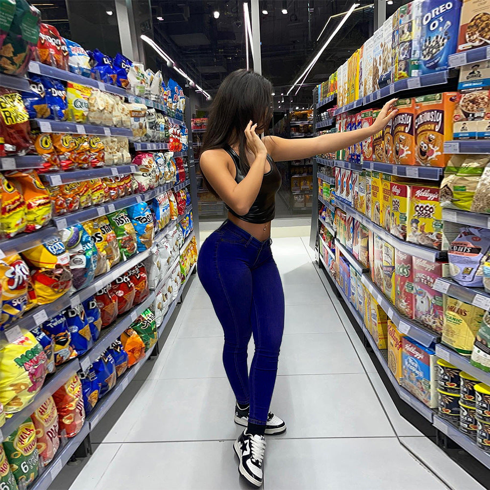 Sexy Hip Lifting Ins Style Stretch Jeans European And American Pencil Pants by Fashion Fusion Emperium