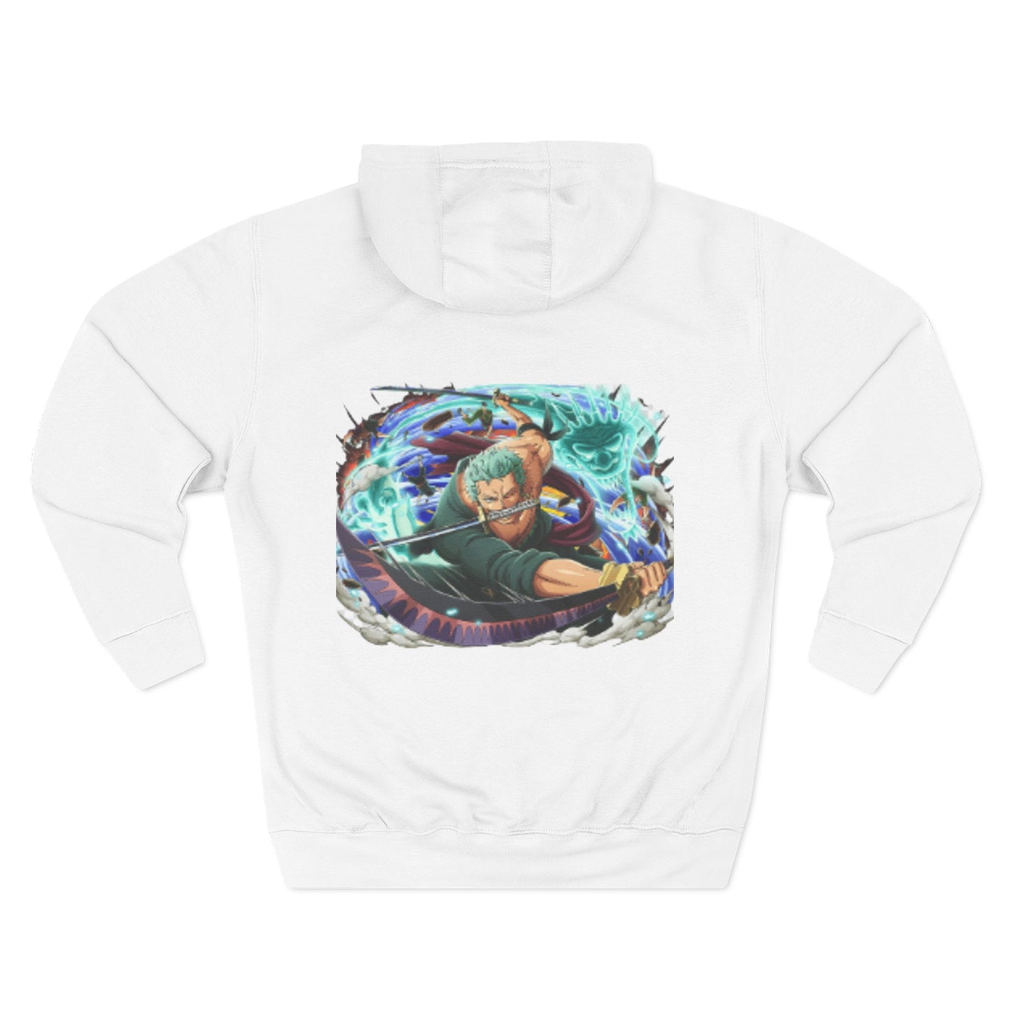 Anime-Inspired Fleece Hoodie, Pirate Hoodie, Cool Streetwear, Cozy Gift for Fans, Unisex Pullover, Winter Fashion