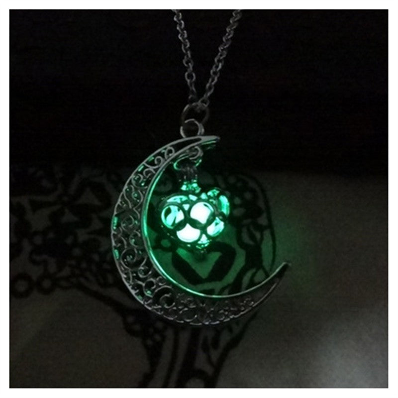 Glowing Pendant Necklaces by Fashion Fusion Emperium