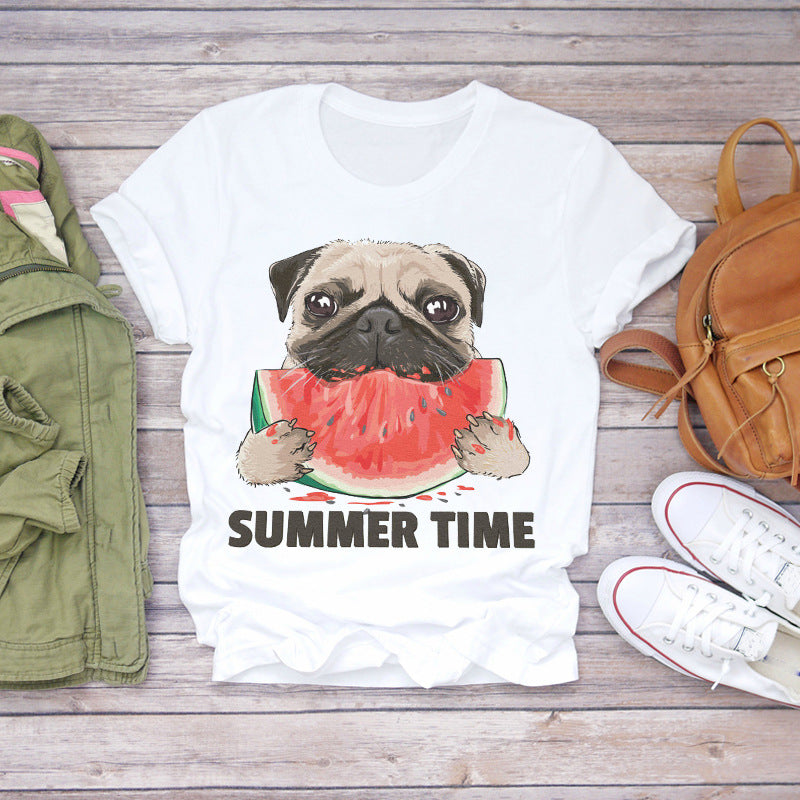 Printed Short-sleeved T-shirt