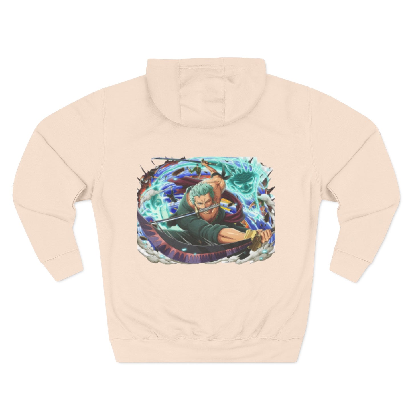 Anime-Inspired Fleece Hoodie, Pirate Hoodie, Cool Streetwear, Cozy Gift for Fans, Unisex Pullover, Winter Fashion