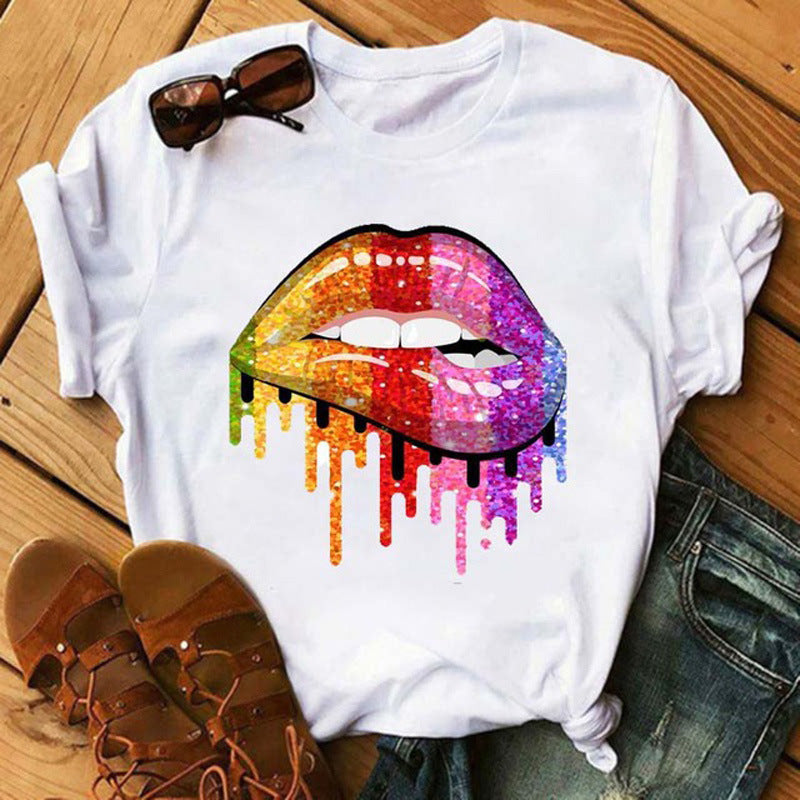 Printed Pattern Short Sleeve