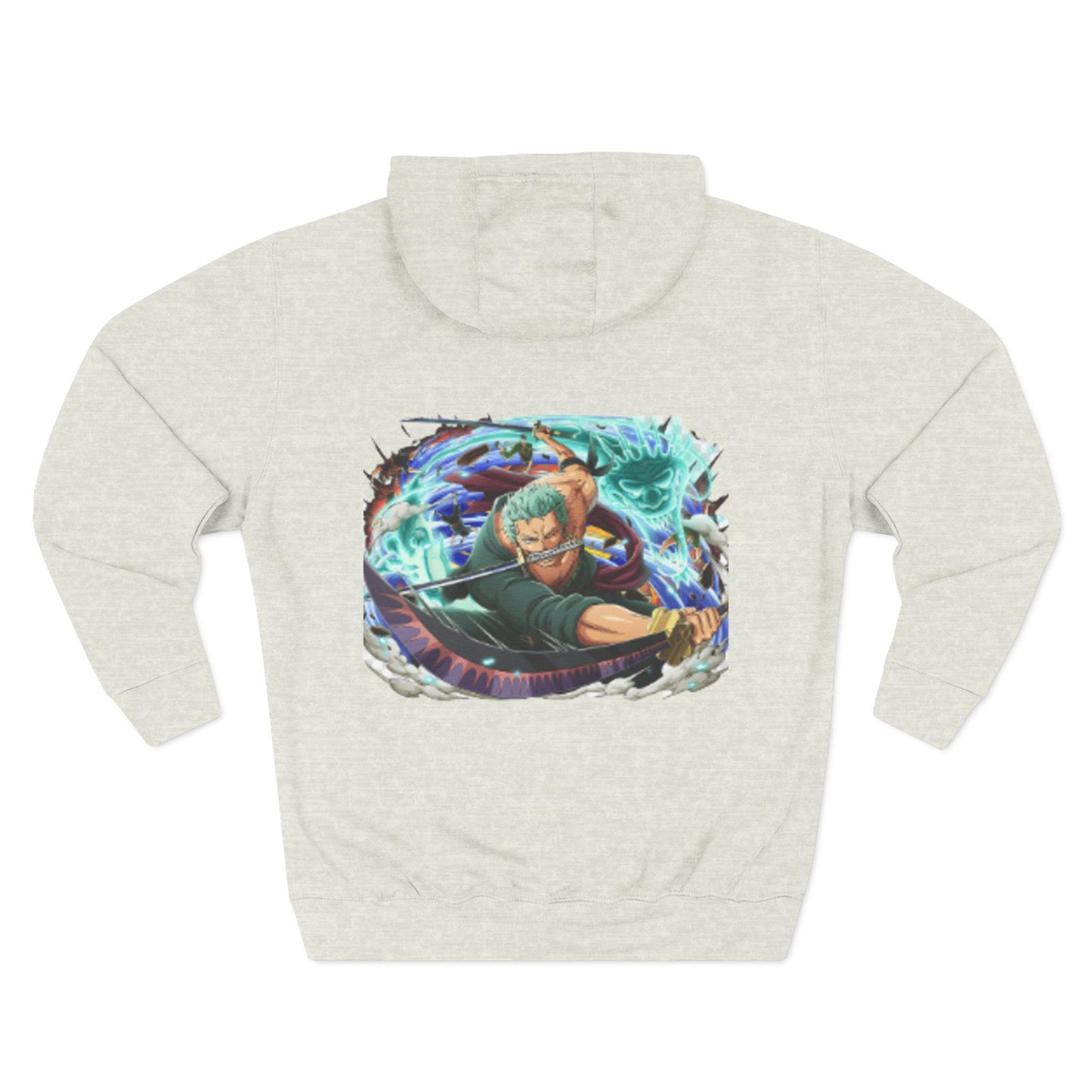 Anime-Inspired Fleece Hoodie, Pirate Hoodie, Cool Streetwear, Cozy Gift for Fans, Unisex Pullover, Winter Fashion