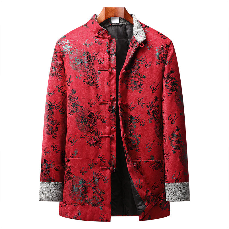 Long Sleeve Cotton Coat Men's Coat