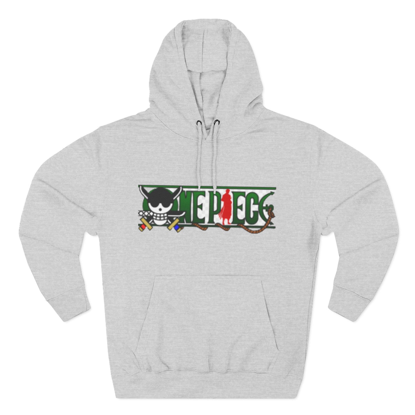 Anime-Inspired Fleece Hoodie, Pirate Hoodie, Cool Streetwear, Cozy Gift for Fans, Unisex Pullover, Winter Fashion