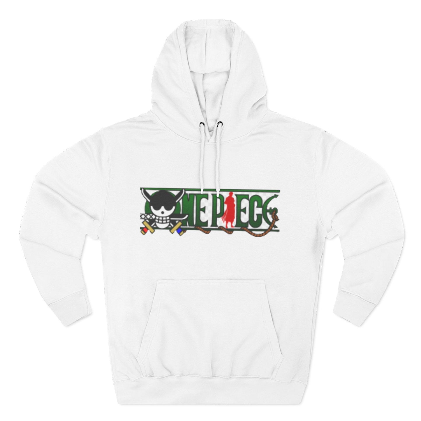 Anime-Inspired Fleece Hoodie, Pirate Hoodie, Cool Streetwear, Cozy Gift for Fans, Unisex Pullover, Winter Fashion