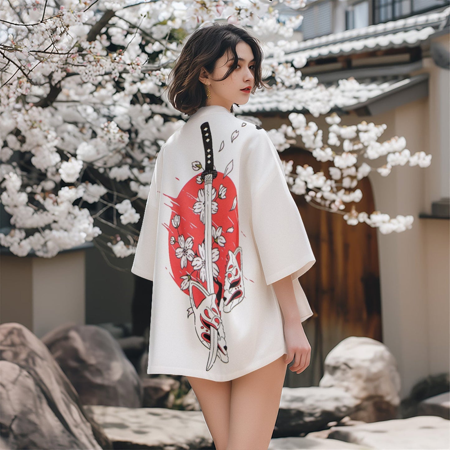 Fallen Samurai Kimono by Niepce