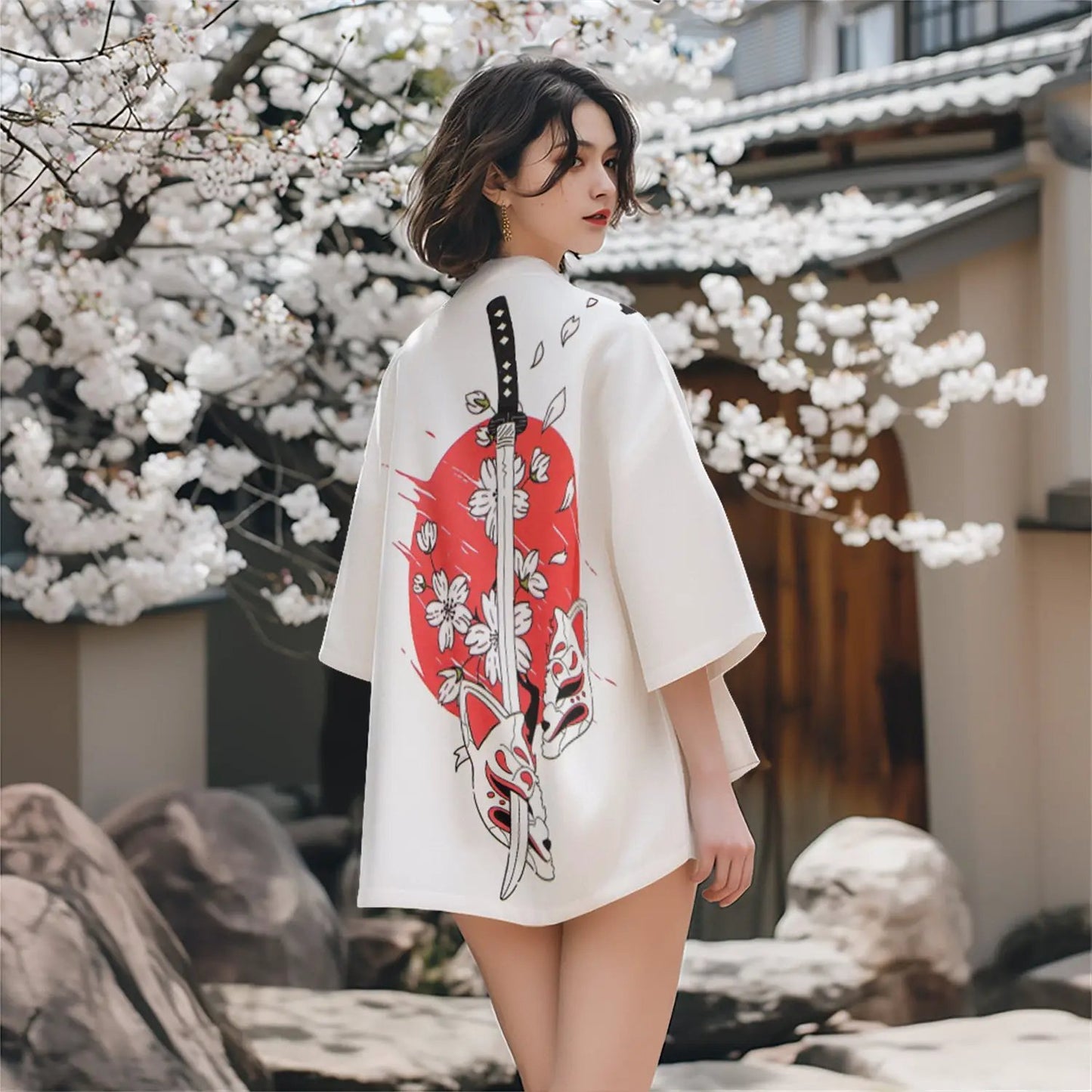 Fallen Samurai Kimono by Niepce