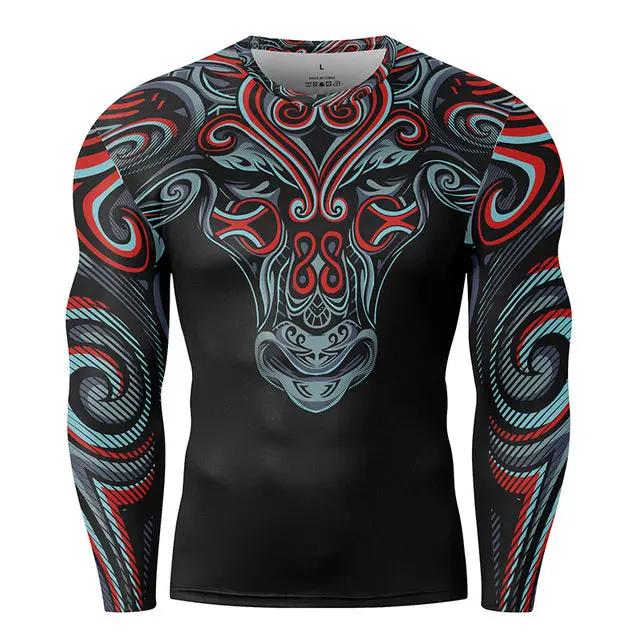 3DPrinted Crew Neck Long Sleeves by Fashion Fusion Emperium