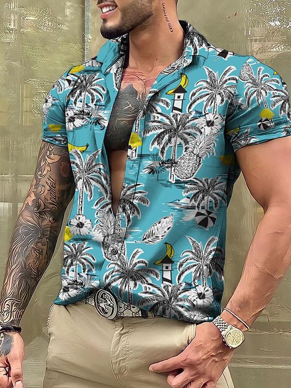 Graffiti Painting Series Printed Hawaiian Shirts
