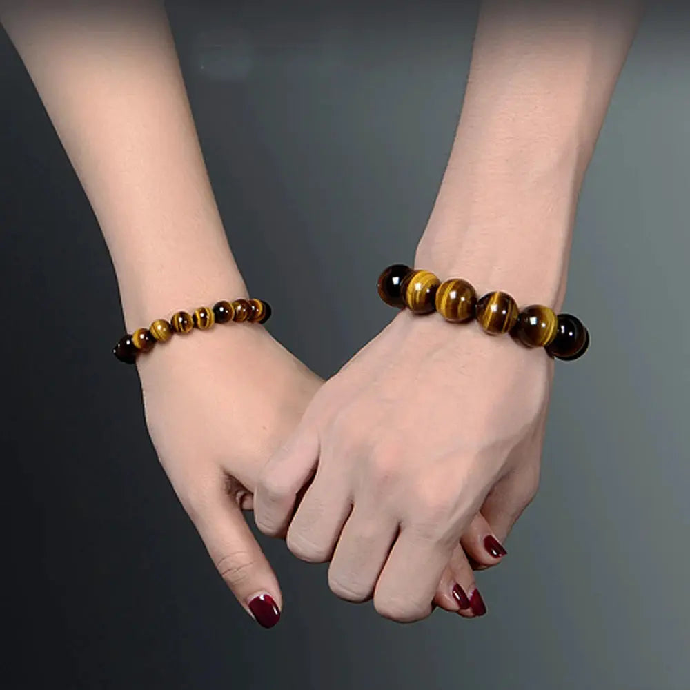 Natural Tiger's Eye Stone Bracelets by Fashion Fusion Emperium