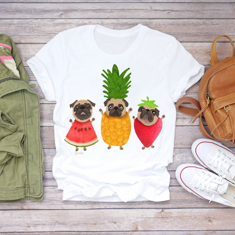Printed Short-sleeved T-shirt