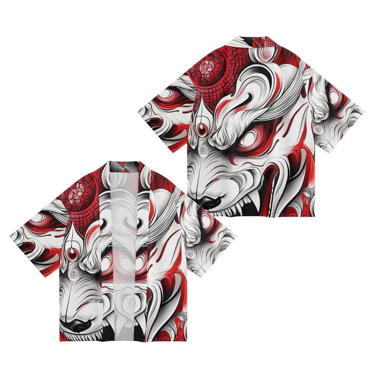 Red Monster Kimono by Niepce