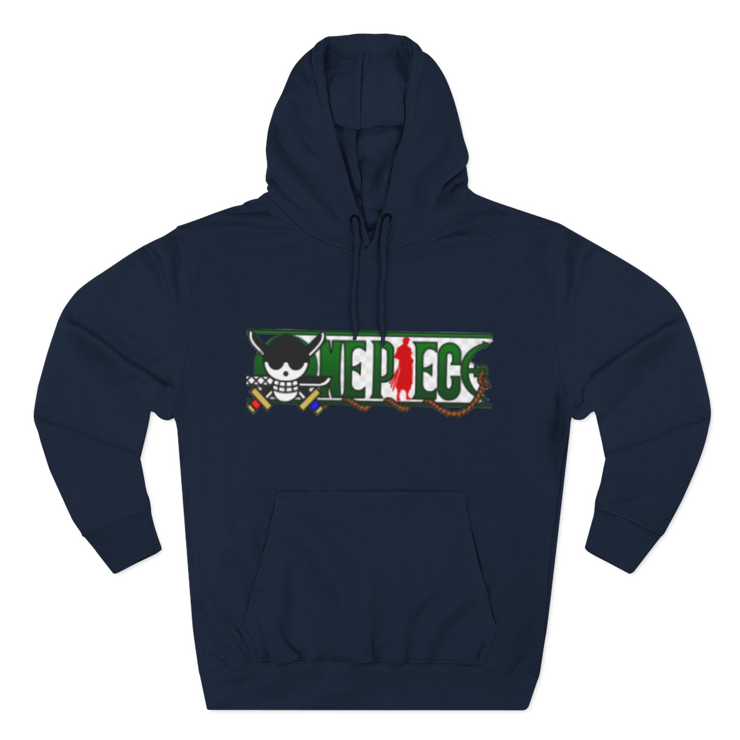 Anime-Inspired Fleece Hoodie, Pirate Hoodie, Cool Streetwear, Cozy Gift for Fans, Unisex Pullover, Winter Fashion