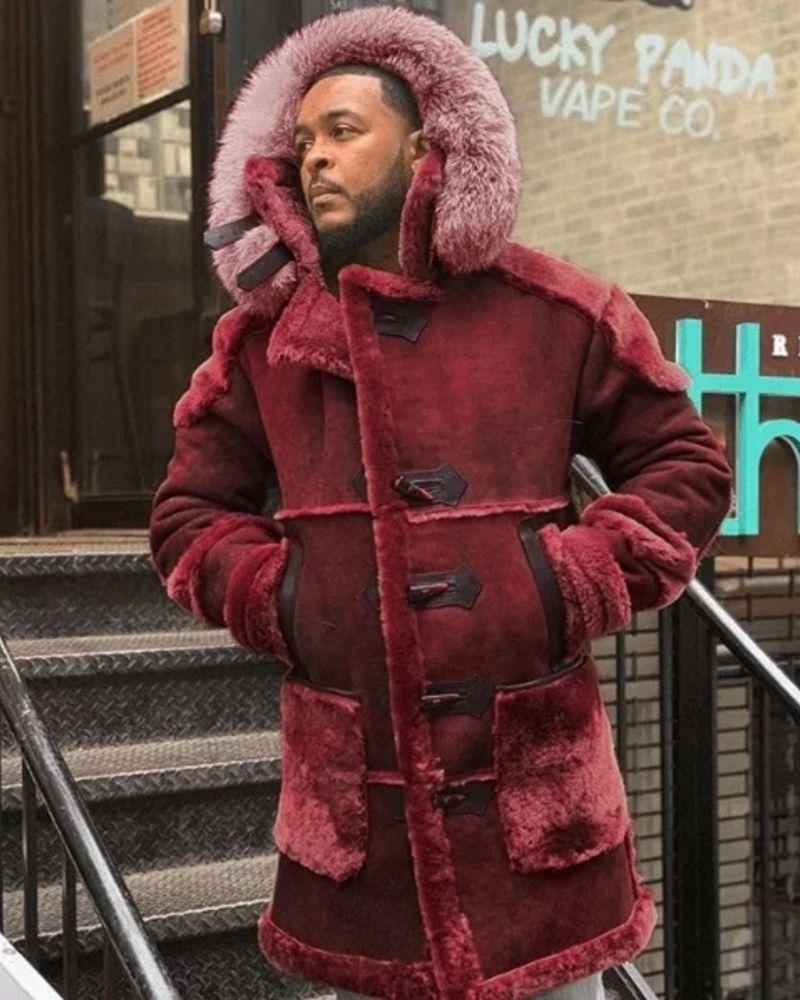 Velvet Horn Button Jacket