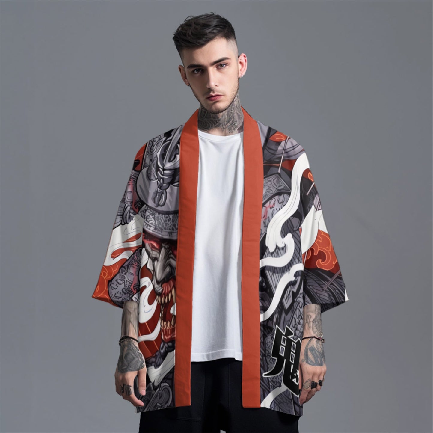 Red Demon Kimono by Fashion Fusion Emperium