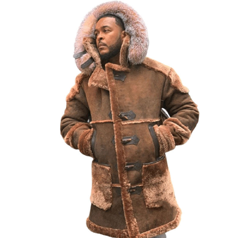 Velvet Horn Button Jacket