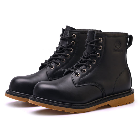High Quality Goodyear Welt Steel Toe Safety Boots for Men Western Cowboy Style Oil & Work Resistant for Winter & Summer Use by Fashion Fusion Emperium