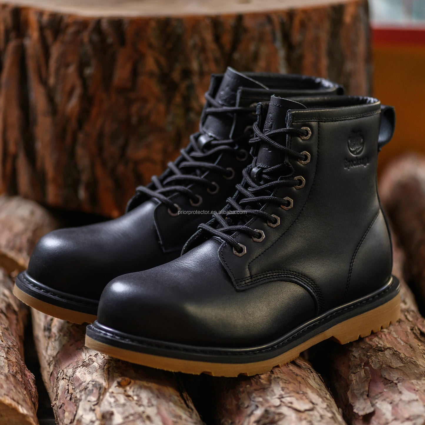 High Quality Goodyear Welt Steel Toe Safety Boots for Men Western Cowboy Style Oil & Work Resistant for Winter & Summer Use by Fashion Fusion Emperium