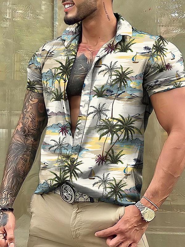 Graffiti Painting Series Printed Hawaiian Shirts