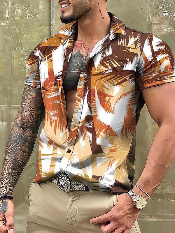Graffiti Painting Series Printed Hawaiian Shirts