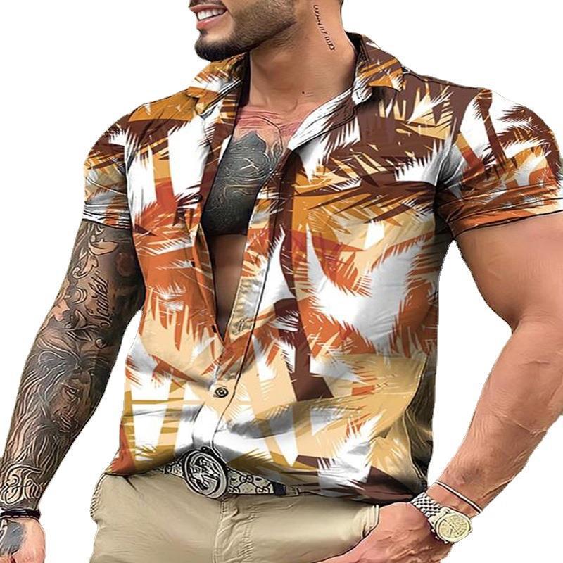 Graffiti Painting Series Printed Hawaiian Shirts