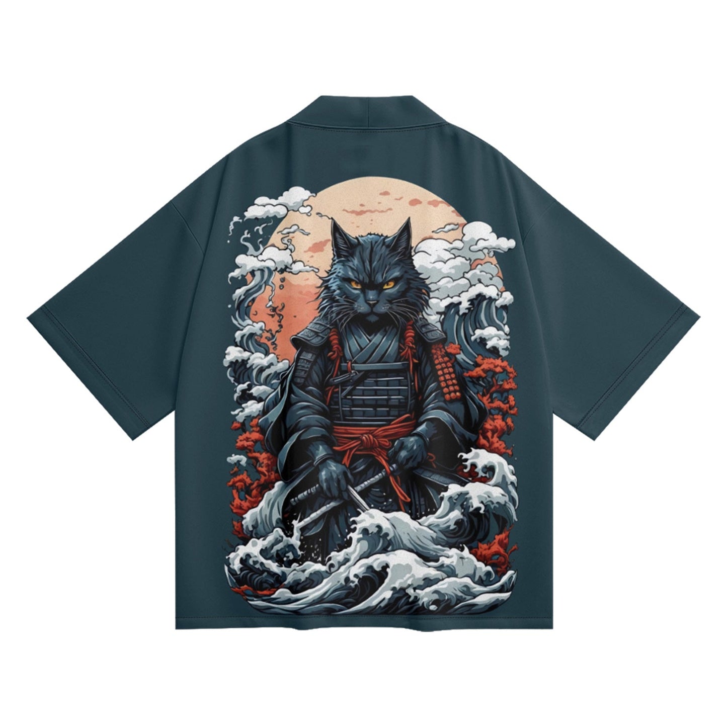 Samurai Cat Kimono by Fashion Fusion Emperium