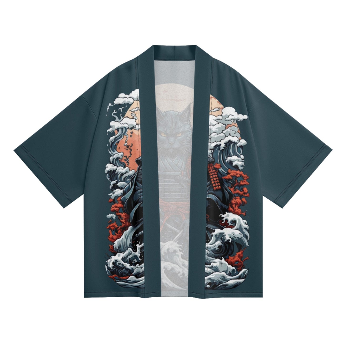 Samurai Cat Kimono by Fashion Fusion Emperium