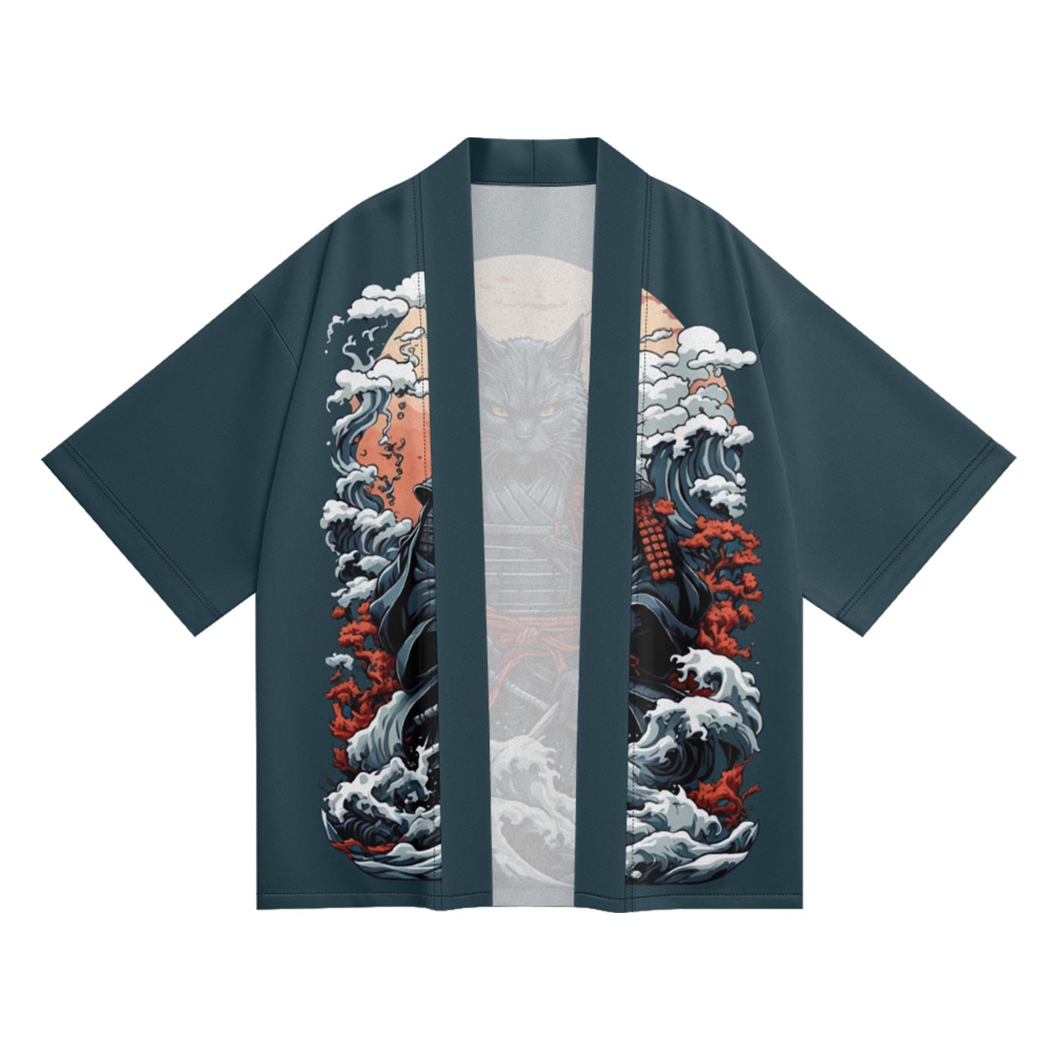 Samurai Cat Kimono by Fashion Fusion Emperium