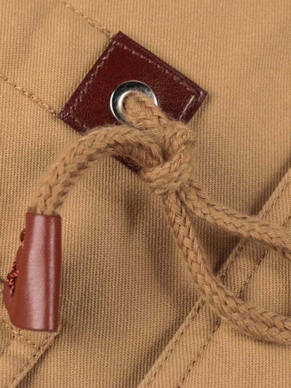 Chaqueta para hombre juvenil con parte superior de algodón con capucha y cuello alto suelto de longitud media para hombre 