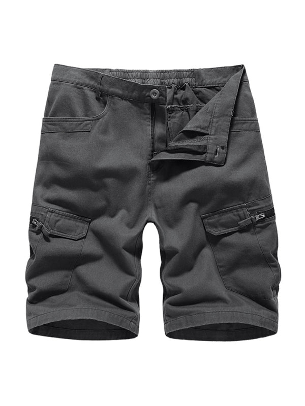 Camouflage Print Cargo Shorts