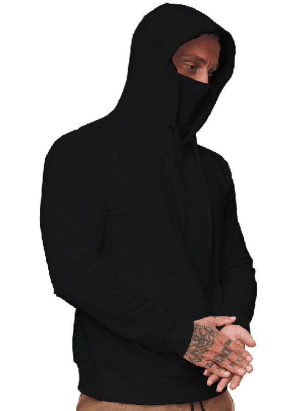 Sweatshirt Mask Long Sleeve Hoodie