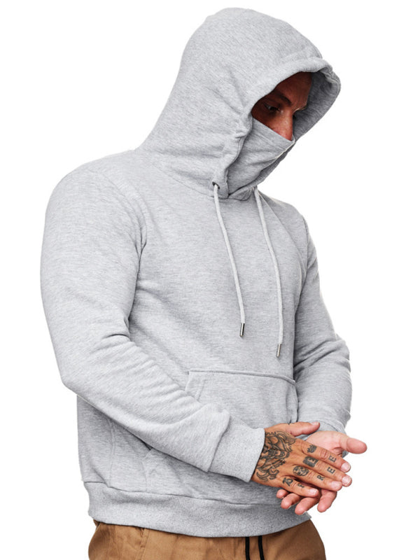 Sweatshirt Mask Long Sleeve Hoodie