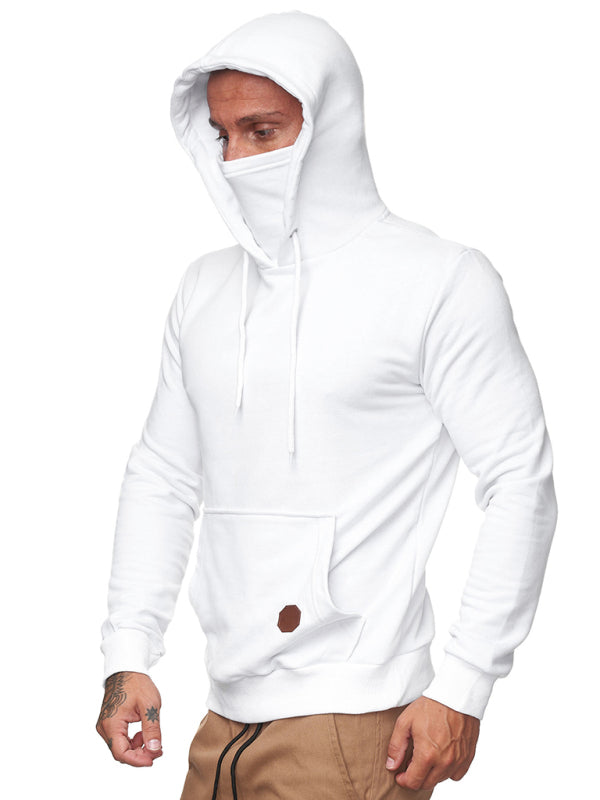 Sweatshirt Mask Long Sleeve Hoodie