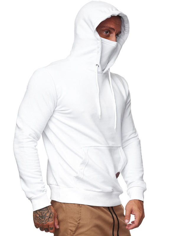 Sweatshirt Mask Long Sleeve Hoodie
