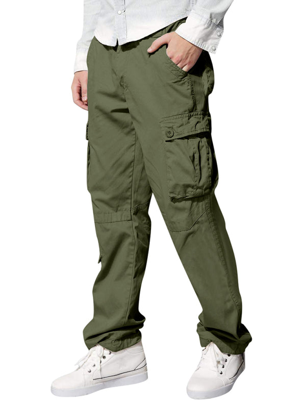 Multi-pocket Loose Casual Straight Cargo Pants