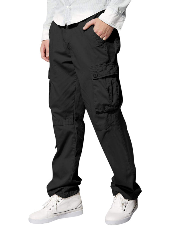 Multi-pocket Loose Casual Straight Cargo Pants