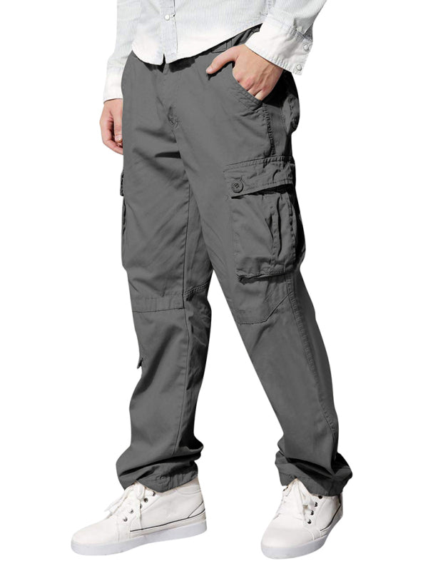 Multi-pocket Loose Casual Straight Cargo Pants