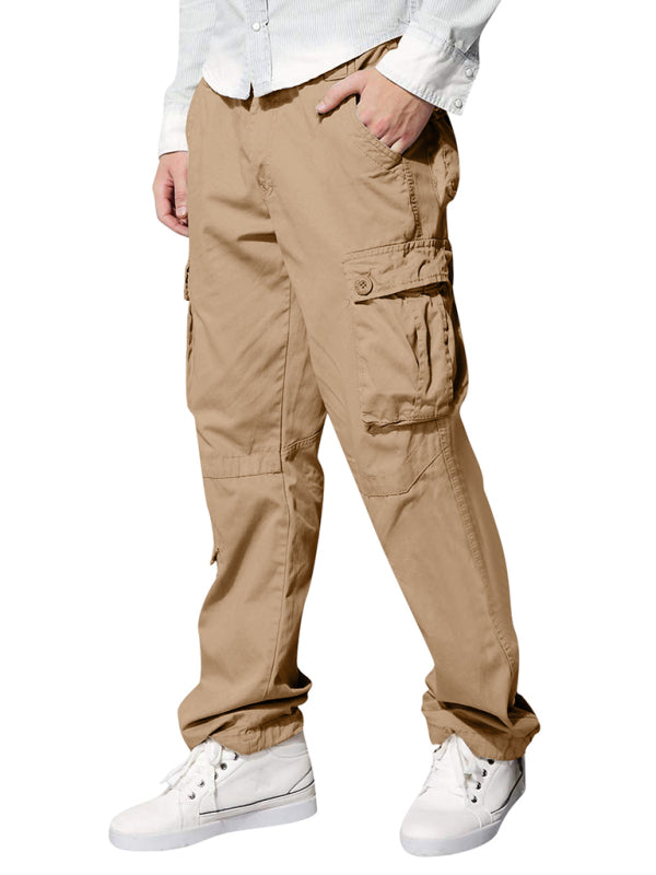 Multi-pocket Loose Casual Straight Cargo Pants