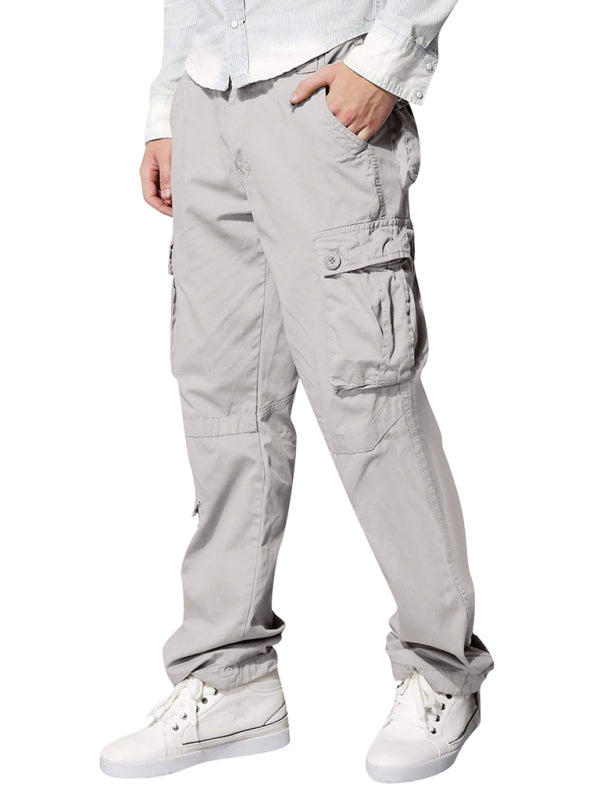 Multi-pocket Loose Casual Straight Cargo Pants